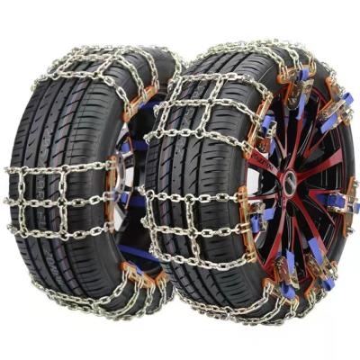 China Hot-selling car tire HARDENED STEEL snow chain in winter, GM snow chain alloy chain for off-road vehicles for sale