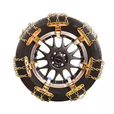 China Hot Selling Emergency Snow Chain Safety Ice Mud Wheel Anti-Slip Hardened STEEL Snow Chain for sale