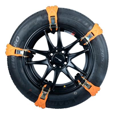 China 2021 New Style Titanium Alloy Tpu Snow Chain For Non-slip Car Tires With Good Price for sale