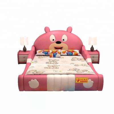 China Lovely Cartoon Bed Children Furniture Kids Bedroom Bear Bed Y33 for sale