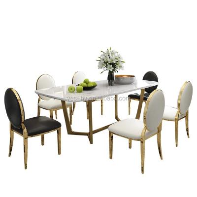 China Modern Modern Furniture Stainless Steel Dining Room Furniture D4 for sale