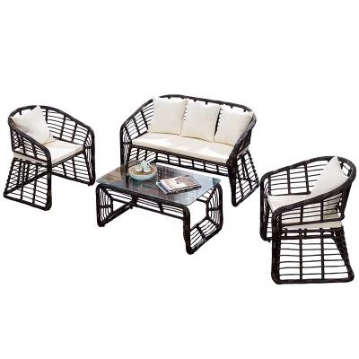 China Waterproof Wicker Rattan Garden Sofa Set S327 for sale