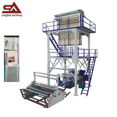 China Good quality CE SGS width film single layer film blowing flim machine 1800mm for sale