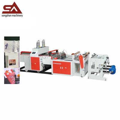 China Hotels HIGH SPEED DOUBLE LINES PE PLASTIC BAG MAKING MACHINE for sale