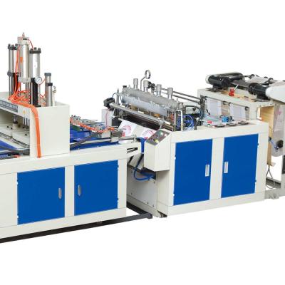 China China Brand Top Two Line High Capacity T-shirt Plastic Shopping Bag Making Machine for sale