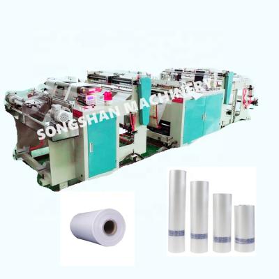 China HOTELS STAR SEAL HIGH SPEED GARBAGE BAG ON ROLL MAKING MACHINE for sale