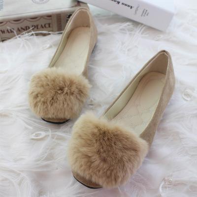 China CLS027 Anti-slippery Vintage Embroidered Elegant Ladies Pumps Suede Flat Shoes for sale