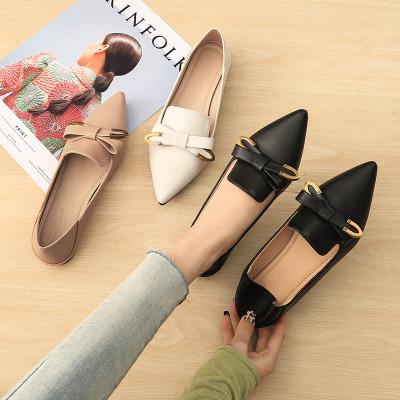 China Supplier Anti-slippery Soft Women's Casual Shoes XY037 Single Shoes for sale