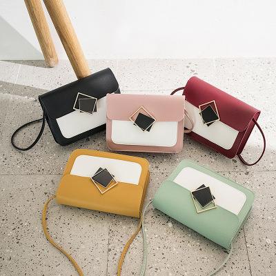 China FLB112 Fashion Body Bag Women Ladies Mini Cross Shoulder Bags Square Strap Durable PU Leather for sale