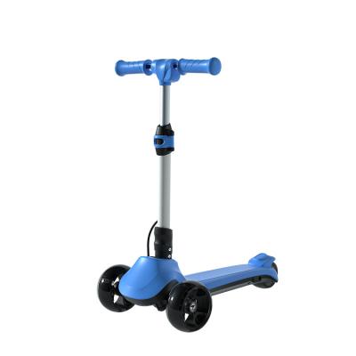 China Foldable 3 LED PU+Rubber Wheel Kids Scooter Easy Height Adjustment Mini Electric 2 in 1 Electric Scooter for sale