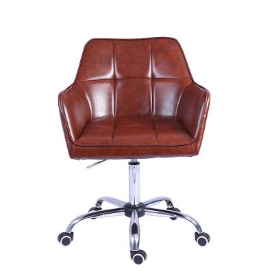 China Other Luxury Leather Upholstered Armchair Seat Armrest Lounge Lounge Chair Hotel Office Leisure Chair for sale