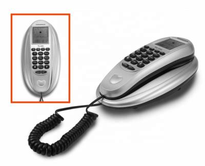 China Small Home Ministry Extension LCD Display Desktop Wall Phone Call ID Hotel Dual Use Telephone for sale