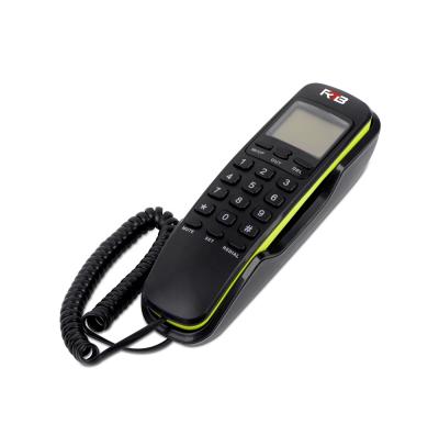 China 2021 New LCD Display Handle Fixed Phone Visitor ID Hotel Guestroom Cable Phone for sale