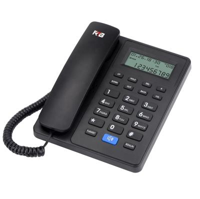 China Hot Sale Land Line Desk Phone LCD Display Caller ID Phone Tied Phone With LCD Display for sale