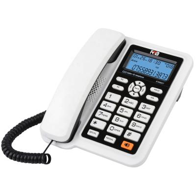 China LCD Display High Quality Modern Caller ID Phone Fixed Landline Speed ​​Dial Wired Big Phone Button Phone for sale