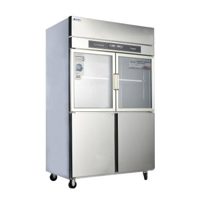 China Multi-Climate Four-Door Stainless Steel Freezer Refrigerator with Temperature Control for sale