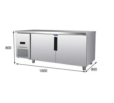 China Non-Freezing Micro-Freezing Refrigerated Worktable for Voltage/Frequency or customized for sale