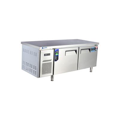 China Stainless Steel Undercounter Refrigerator Prep Table with Customizable Plug Options for sale