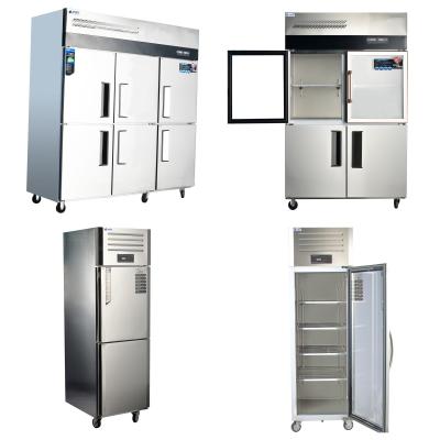 China Stainless Steel Refrigeration Equipment Single Double Three Four Six Door 2-8C/-6 -15C for sale