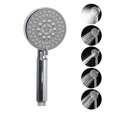 China Without Diverter Modern Design ABS Chrome Shower Head Hand Held Shower Set With Hose For Bathroom for sale