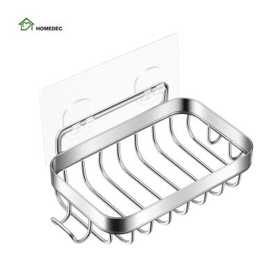 China Soap Easy Hot Selling Bathroom Dry Accessories Sets Soap Basket Soap Dish Holder With Hooks for sale