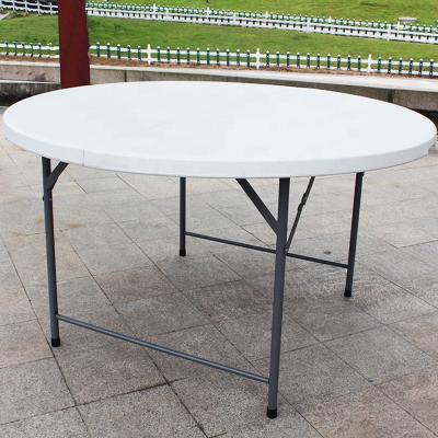 China Outdoor Table 5FT Times In Aluminum Portable Half Round Banquet Waterproof Outdoor Table for sale