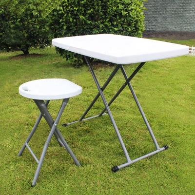 China 2019 Modern Adjustable Folding Table 2.5FT Outdoor Table, Outdoor Home Furniture Plastic Folding Table for sale