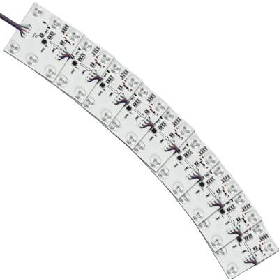 China LANDSCAPE Wholesale Price Led Strip Light Kit 3535 60Leds 120Leds 24V 8Mm Wide Led Light Bar Strips For Room for sale