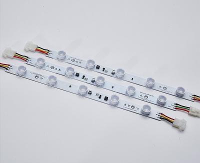 China SHUOSHI Warehouse Factory 3 Led 5 Led Strips Edge Lighting for Side Lighting for Fabric Advertising Display Light Box for sale