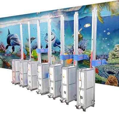 China Eco friendly Wall Printing Machine 3D Vertical Wall Printer/3D background wall painting Digital Varnish Inkjet Printer for sale