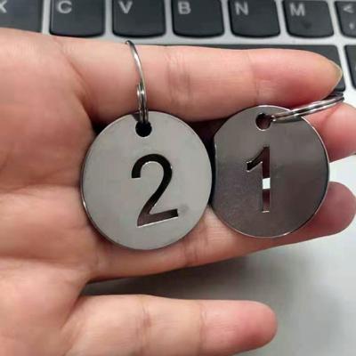 China Durable Number Pick Marking Stainless Steel Cored Number Tag Tag for sale