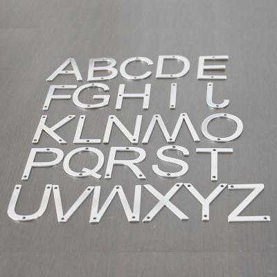 China Europe Supply Single Stainless Steel Wall Mounted Metal Marker Alphanumeric Customization for sale