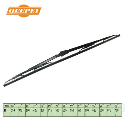 China Bus/truck QEEPEI M31 Wholesale clear view wiper blade wide U hook type windshield heavy truck wiper for sale