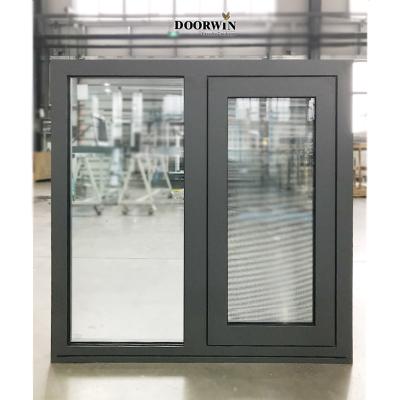 China Magnetic Screen Doorwin Commercial Aluminum Profile Doors And Windows Open Aluminum Windows In China for sale