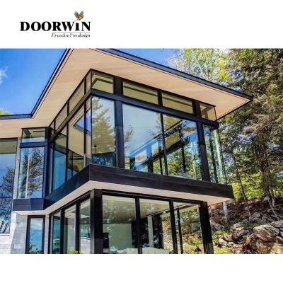 China Magnetic Screen Customize Aluminum Double Pane Sun House For Indoor Garden Home Glass House Solarium for sale