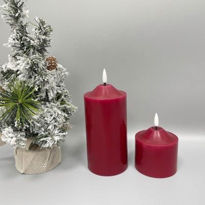 China 3D Wedding Church Weddings Home Decoration Led Party Flameless Flickering Flameless Candles And Led Flame Head Candles for sale