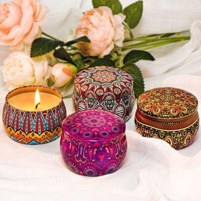 China Hot Birthdays Style Aromatherapy Candles Natural Soy Wax Fragrance Candle Gift Set Scented Candles for sale