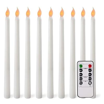 China Hot Sales LED Home Flame Dinner Table Battery Operated High Quality Decoration Simulated Candles Led Taper Candles for sale