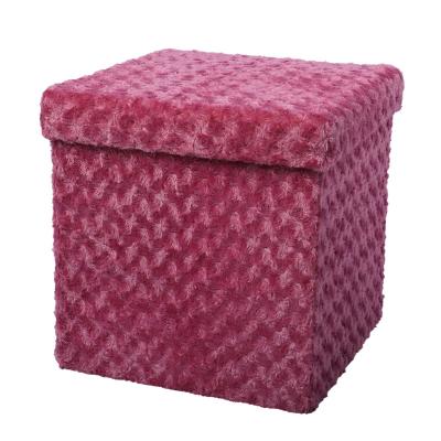 China Foldable Storage Ottoman Home Decor Ottoman Velvet Puff Stools Chair Ottoman Pouf for sale