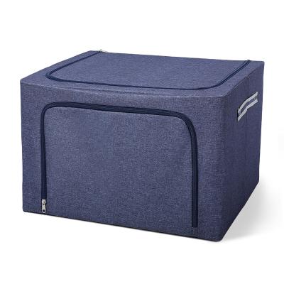 China Sustainable Storage Box For Kids Oxford Cloth Foldable Fabric Storage Box Gift Box With Storage for sale