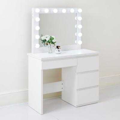 China White Cheap Wholesale Makeup Adjustable Vanity Mirror Table Furniture Classic Kids (Others) Living Room Kids Girls for sale