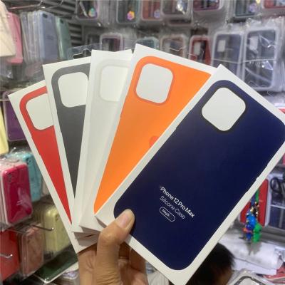 China Original High Quality Shockproof Liquid Silicone Cell Phone Cases Bags Magnetic Mobile Cover For iPhone 12 13 pro Max Magsafing Phone Case for sale