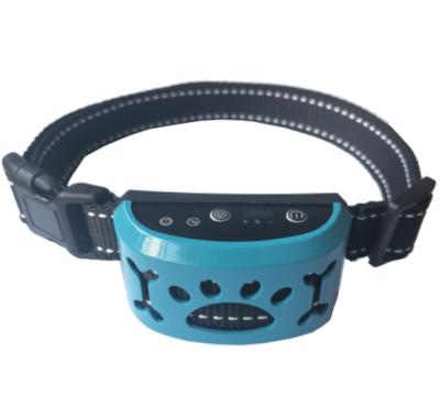 China Sustainable Bark Collar, NO Anti Shock Barking Dog Collars With Rechargeable Adjustable Sensitivity And Intensity Beep Vibration for sale