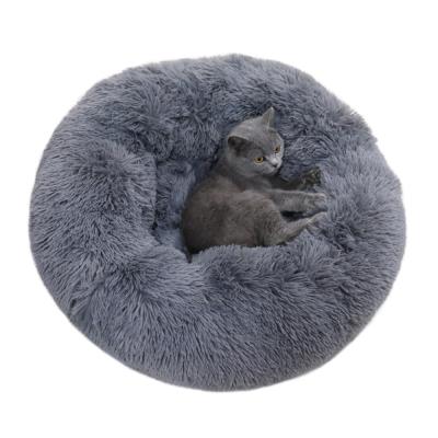 China Pet Viable Soft Beds Orthopedic Fur Beds For Catsdog Bed Sofa Pet Beds Luxury Donut for sale