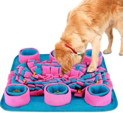 China Viable Pet Sniffle Anti Slip Slow Interactive Toy Durable Sniff Mat Training Mat Dog Driver Factory Washable Wholesale for sale