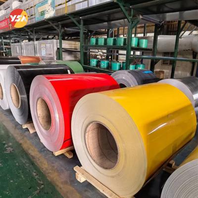 Chine PE en aluminium pré peint épais PVDF de feuille de 0.1-6.0mm pour la bobine en aluminium peinte par construction à vendre