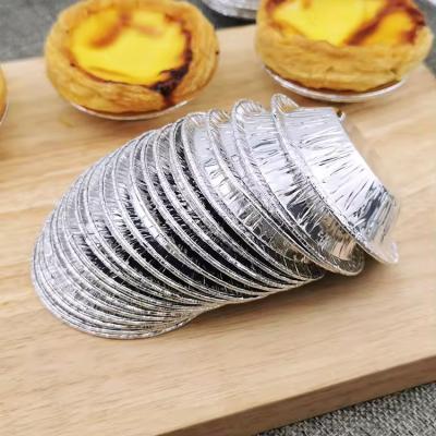 중국 Disposable Tin Foil Baking Packaging Pan Egg Tart Foil Tray Baking Pie 판매용