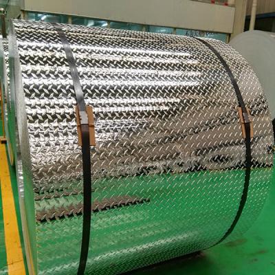 China 1000 Series Reflective Aluminum Checkered Plate Mirror Aluminum Diamond Plate Coil for sale