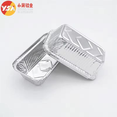 China Disposable Pan Alu Foil Containers 800ml Disposable Baking Sheets for sale