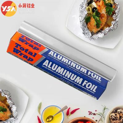 China 37.5 sq.ft Aluminum Foil 14 Microns Tin Foil for Kitchen Disposable Use for sale